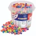 PlayBox: Set de perlas de letras de colores 1250 piezas 7x7x7mm