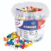 PlayBox: Set de perlas de plástico de 1200 piezas en un cubo