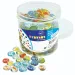 PlayBox: Set de piedras de vidrio transparentes de 200 piezas