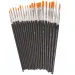 PlayBox: Set de pinceles de cabeza plana de 20 piezas