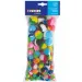 PlayBox: Set de pompones coloridos de 100 piezas en varios tamaños