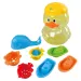 imagen de Playgo: Set de juguetes de baño para bebés en un contenedor en forma de pato de 8 piezas 2
