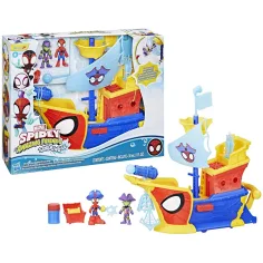 imagen de Póki y sus maravillosos amigos Waterwebs: El barco pirata de Póki juego de set - Hasbro 1