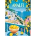 imagen de Pósteres vintage de Amalfi, Italia, rompecabezas premium de 1000 piezas - Trefl 2