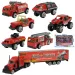 imagen de Power Driving: set de coche de bomberos de 7 piezas 1