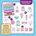 imagen de Puffy Pouches: Set de diseño de charm Pufi - dulces 2