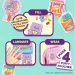 imagen de Puffy Pouches: Set de diseño de charm Pufi - dulces 3