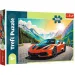 imagen de Puzzle de 100 piezas de coche deportivo en las montañas - Trefl 1