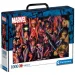 Puzzle de 1000 piezas de superhéroes de Marvel en caja de maleta - Clementoni