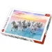 Puzzle de 500 piezas de caballos blancos galopantes - Trefl