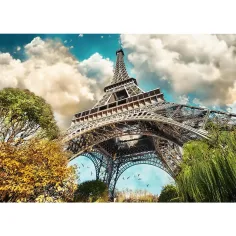 imagen de Puzzle de calidad Premium de 1000 piezas de la Torre Eiffel, París - Trefl 2