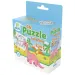Puzzle de Colorear de 16 Piezas 2 en 1 - Dinosaurio