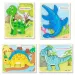 imagen de Puzzle de formas de dinosaurios de madera en varias versiones 1