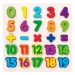 Puzzle de formas de madera de números de 25 piezas - Woodyland