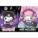 imagen de Puzzle de ritmo urbano de Kuromi y My Melody de 160 piezas - Trefl 2