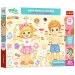 Puzzle educativo de 104 piezas de partes del cuerpo y ropa Treflik - Trefl