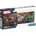 Puzzle panorámico de 1000 piezas de héroes de Marvel - Clementoni