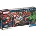 imagen de Puzzle panorámico de 1000 piezas de superhéroes Marvel 98x33cm - Clementoni 1