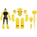 imagen de Quantum Heroes: Figura de acción Dinoster Delby con armadura amarilla de 20 cm 2