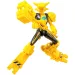 imagen de Quantum Heroes: Figura de acción Dinoster Delby con armadura amarilla de 20 cm 3