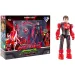 imagen de Quantum Heroes: Figura de acción Dinoster Lucio con armadura roja de 20 cm 1