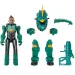 imagen de Quantum Heroes: Figura de acción Dinoster Oz con armadura verde de 20 cm 2