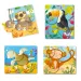 imagen de Quercetti: Montessori Giro set de puzzle de 4 piezas de animales 2