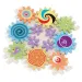 imagen de Quercetti: Play Eco Kaleido juego de engranajes 38 piezas 4