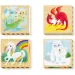 imagen de Quercetti: PlayBio Fantásticos seres 4 en 1 rompecabezas de bloques de madera 2