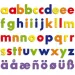 imagen de Quercetti: Set de letras minúsculas magnéticas de 288 piezas 2