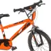 imagen de R88 14” bicicleta infantil con portabotellas y ruedas laterales en color naranja-negro – Dino Bikes bicicleta 3