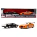 imagen de Rápido y Furioso: Paquete Doble Dodge Charger R/T y Toyota Supra Vehículos de Metal 1/32 - Simba Toys 1