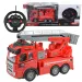 imagen de RC Camión de bomberos con cesta elevadora a control remoto con efectos de luz 1/43 escala 27 MHz 21cm 1