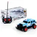 RC coche de policía teledirigido todoterreno con cuatro funciones 1/18