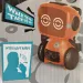 imagen de RC interactivo TalkBot robot walkie-talkie con modo de funcionamiento en color naranja 2,4GHz 9