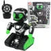 imagen de RC MacroBot interactivo a control remoto en color negro-verde con luz y sonido de 20cm 1