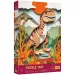 imagen de Reino de los dinosaurios Aventuras de T-Rex puzzle de 160 piezas - Trefl 1