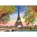 imagen de Romántico Puzzle de París de 500 piezas - Trefl 2
