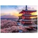 imagen de Rompecabezas de diamantes: Set de pintado de diamantes de pagoda japonesa 30x40cm 1