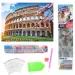 imagen de Rompecabezas de diamantes: Set de pintura de diamantes del Coliseo de Roma 30x40cm 2