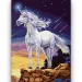 imagen de Rompecabezas de diamantes: Unicornio blanco de diamantes set de pintura 10x15cm 1