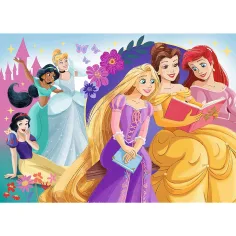 imagen de Rompecabezas de glitter de 100 piezas de princesas Disney - Trefl 2