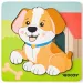 imagen de Rompecabezas de madera con perro de 5 piezas - Woodyland 1