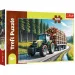 Rompecabezas de tractor forestal de 100 piezas - Trefl