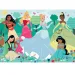 imagen de Rompecabezas maxi supercolor de 104 piezas de amigas princesas Disney - Clementoni 2