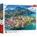 Rompecabezas premium de 1000 piezas Menaggio soleado en el lago de Como - Trefl