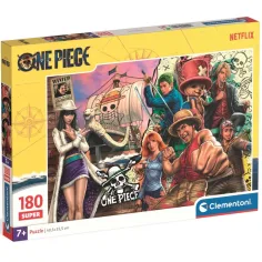 imagen de Rompecabezas Supercolor de 180 piezas de One Piece - Clementoni 1