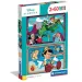 Rompecabezas Supercolor de 2x60 piezas de clásicos de Disney - Clementoni