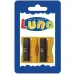Sacapuntas de plástico amarillo de 2 piezas