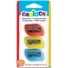 Sacapuntas de plástico set de 3 piezas - Carioca